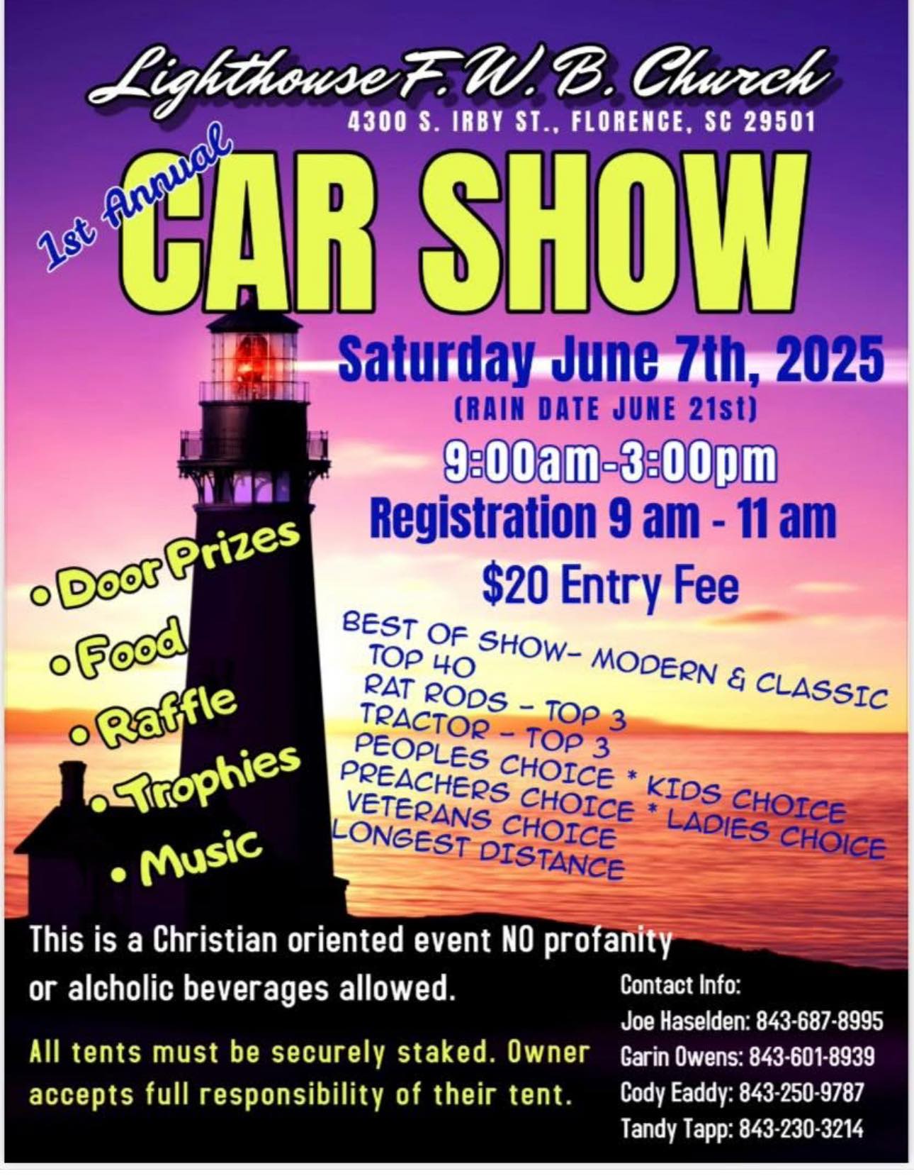 Lighthouse F.W.B Church 1st Annual Carshow