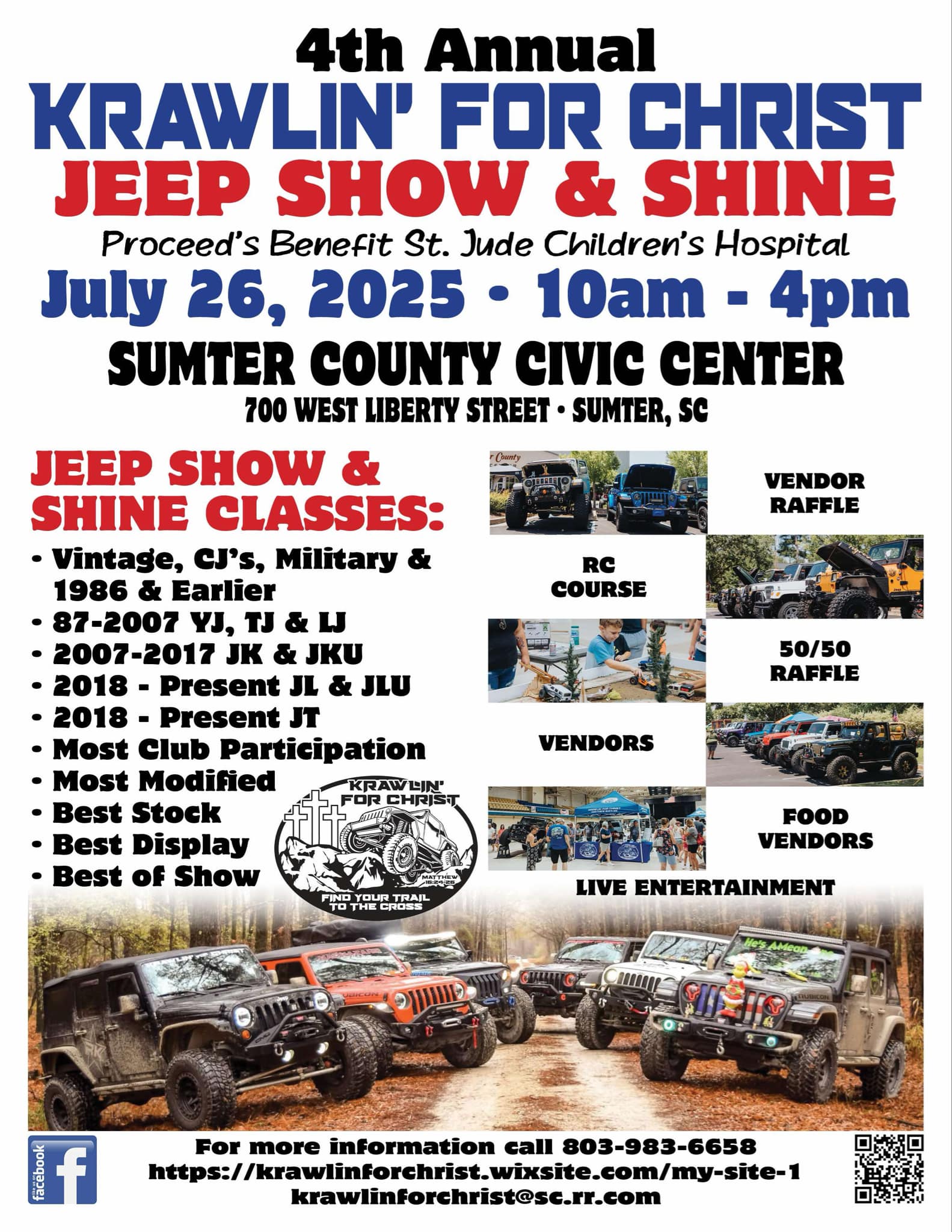 4th Annual Krawlin' For Christ Jeep Show & Shine