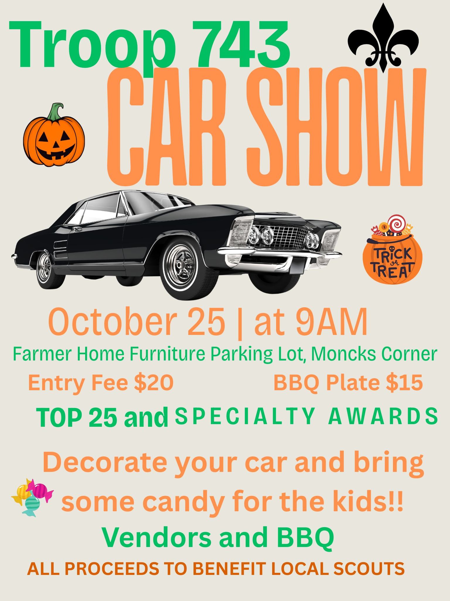 Troop 743 Car Show & BBQ